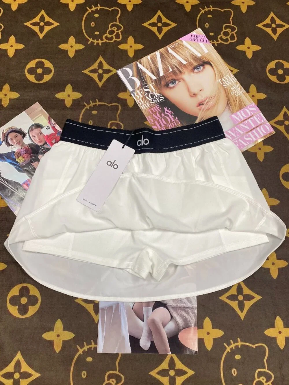 ALO Yoga NWT🏆Match Point Tennis Skirt White Mini